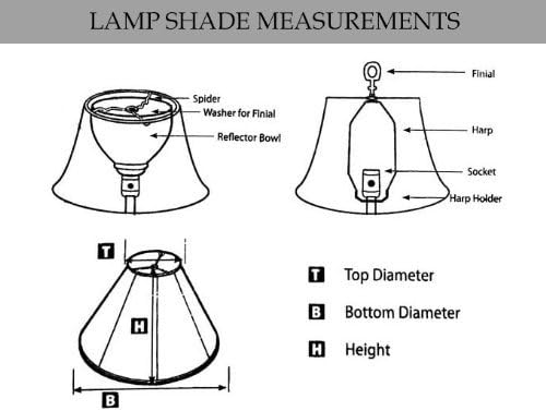 Royal Designs Bottom Scallop Gather Pleat Basic Lamp Shade, Beige, 5"" x 13"" x 8.75""" (BS-754W-13BG)