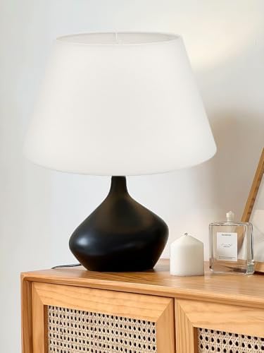 Large Empire Lamp Shade 11.5"Top x 17.9" Botton x 10.5"Height Round Lampshade Linen Lampshade Drum Lamp Shades Barrel Lamp Shades for Table Lamp(1, Round-11.5"Top x 17.9"Botton x 10.5"Height)