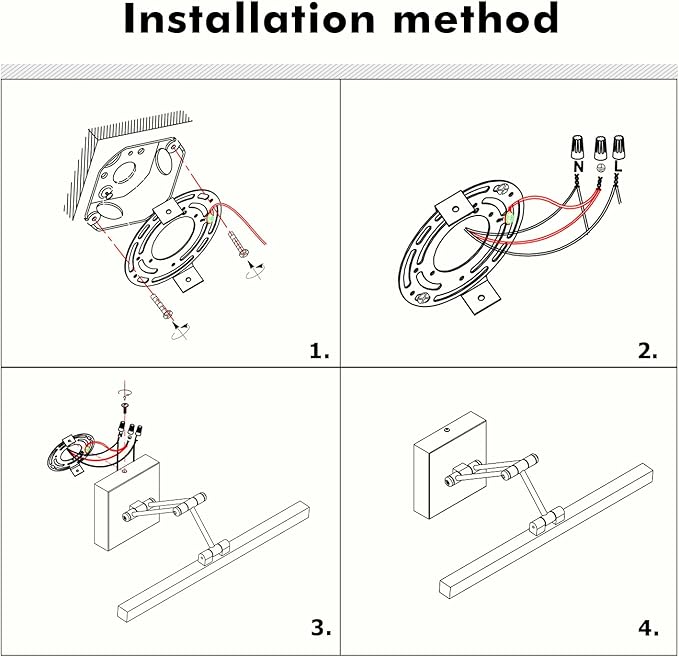 LED Picture Lights for Paintings Dimmable 15.5 Inch Long Hard-Wired Picture Frame Lights Gallery Wall Light with Adjustable Swing Arm Art Display Lamps 7W 3000K Warm White Antique Bronze