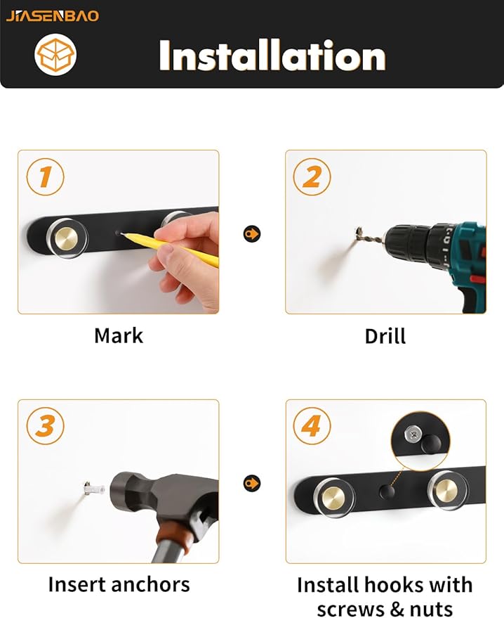 1 Pack Crystal Coat Rack Wall Mounted Black Towel Hooks for Bathrooms Wall Hooks for Hanging Robe Coat Hooks Kitchen Decorative Heavy Duty Zinc Alloy