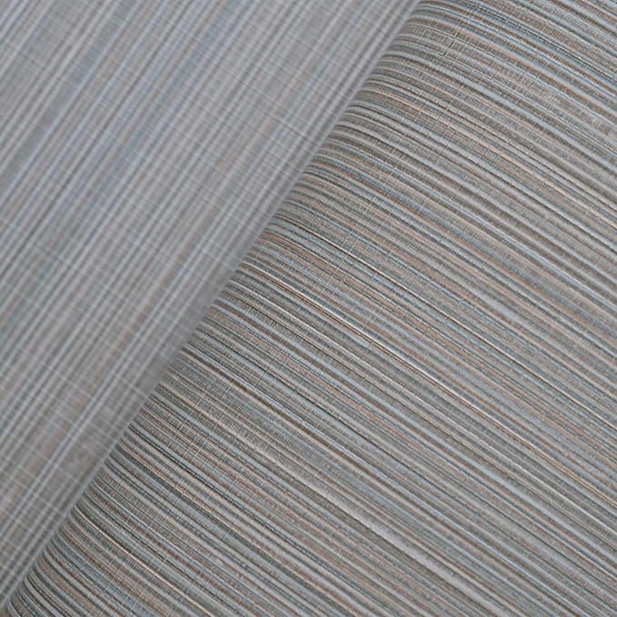 20.8" x 196.8" Thick Peel and Stick Grasscloth Wallpaper, Grey Linen Wallpaper Self-Adhesive Fabric Wall Paper