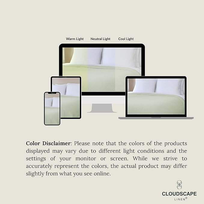 Cloud Scape Linen Herringbone Cotton Throw Blanket for Couch, Bed,Sofa, Home Decor, Soft, Lightweight, All-Season Bed Blanket, 50 x 70, Seafoam Green