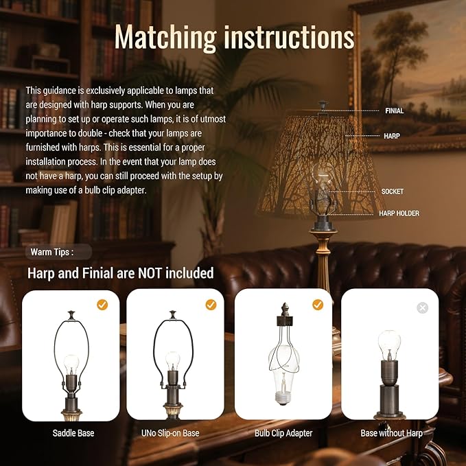 Small modern Bronze Gold lamp shades,metal boho scalloped lamp shade,Lamp shade replacement 5" top, 9" bottom, 7" high (Spider Fitter) lamp shades for table lamps and floor lamp,Unique Forest Etched