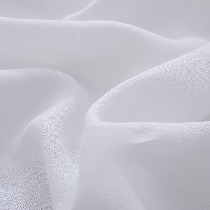 100% French Linen Pillowcase Set of 2, Breathable Envelope Closure Soft Linen Pillow Cover,Soft Luxury Hotel & Home Use, Gift