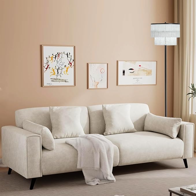 2 Light Black Boho Floor Lamp with 2-Tier Tassels/Fringe Lampshade,66" Tall Mid Century Standing Bedroom Lamp,Soft Lighting Nursery Floor Lamp for Bedroom Livingroom