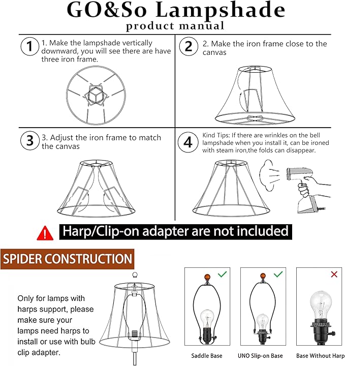 GOSO 13" Medium Burgundy Scalloped Lamp Shades Art Deco, Red Wavy Floral Petal Edge,8" ×13" ×11" Spider for Table Lamp, Floor Lamps Replacement, Faux Silk Lampshade,Easy Assembly(Set of 2)