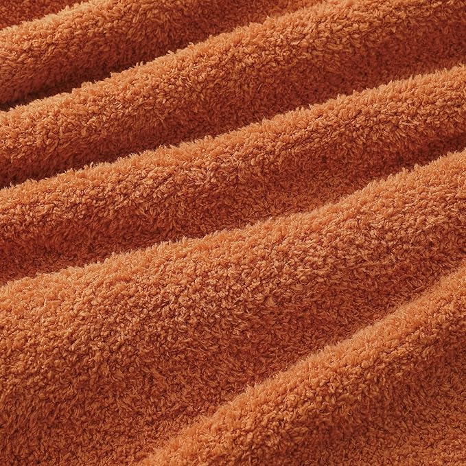 bearberry Super Soft Fall Throw Blanket Lightweight Cozy Warm Throw Blankets for Couch Bed Sofa All Season (Caramel, 50”x60”)