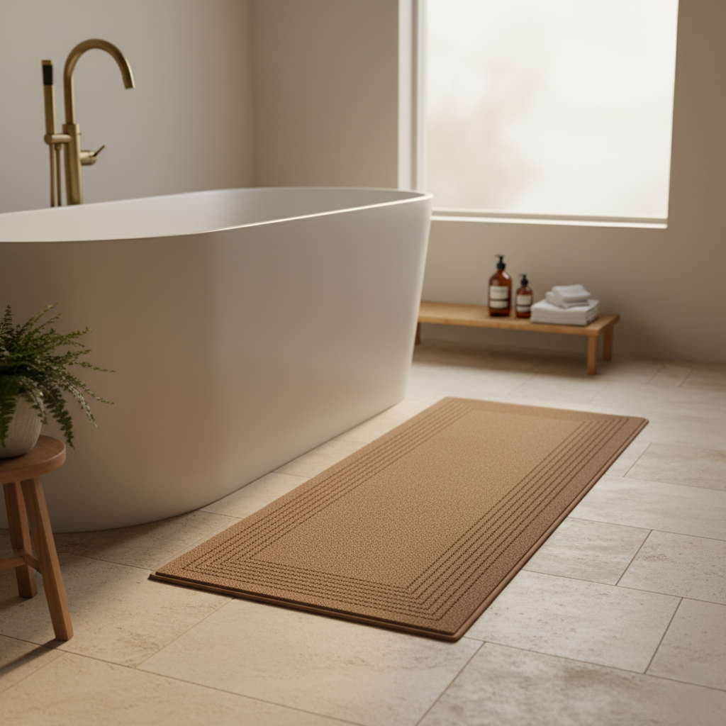 Extra Long Diatomaceous Earth Bath Mat — Natural Comfort Meets Modern Function | Homestead Market