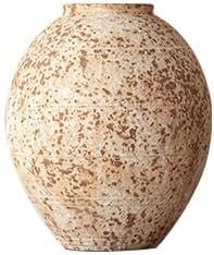 Ceramic Rustic Farmhouse Vase,Extra Large Terra Cotta Vase, Huge Pottery Decorative Flower Vases for Living Room Entryway Table Centerpiece Decor(14.5'' X 11'' x 11'')