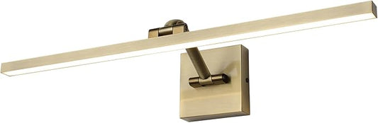 LED Modern Dimmable Picture Lights for Wall 23.62 Inch Hard-Wired Picture Frame Lights for Paintings Gallery Light with Adjustable Swing Arm Display Lights for Artwork,14W, Warm White Antique Bronze