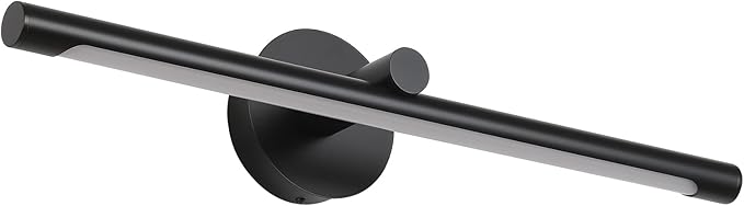 JUSHENG Picture Lights Hardwired Modern Picture Lights for Paintings LED Wall Art Light Black Gallery Display Light Artwork Lighting 24.21'' Inch 12W 3000K Warm White