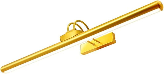 26" Wireless Picture Lights, Rechargeable Battery Art Display Light with Remote Control, Dimmable/Timer Off Dartboard Light, 3 Lighting Modes Full Metal Painting Display Lights (Gold-1 Pack)