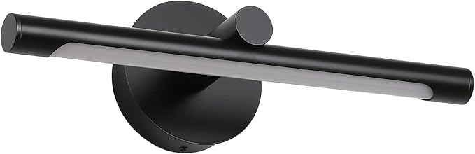 JUSHENG Black Picture Light Hardwired 16.54'' Inch, Modern Picture Lights for Paintings LED Wall Art Light Gallery Display Light Artwork Lighting 7W 3000K Warm White