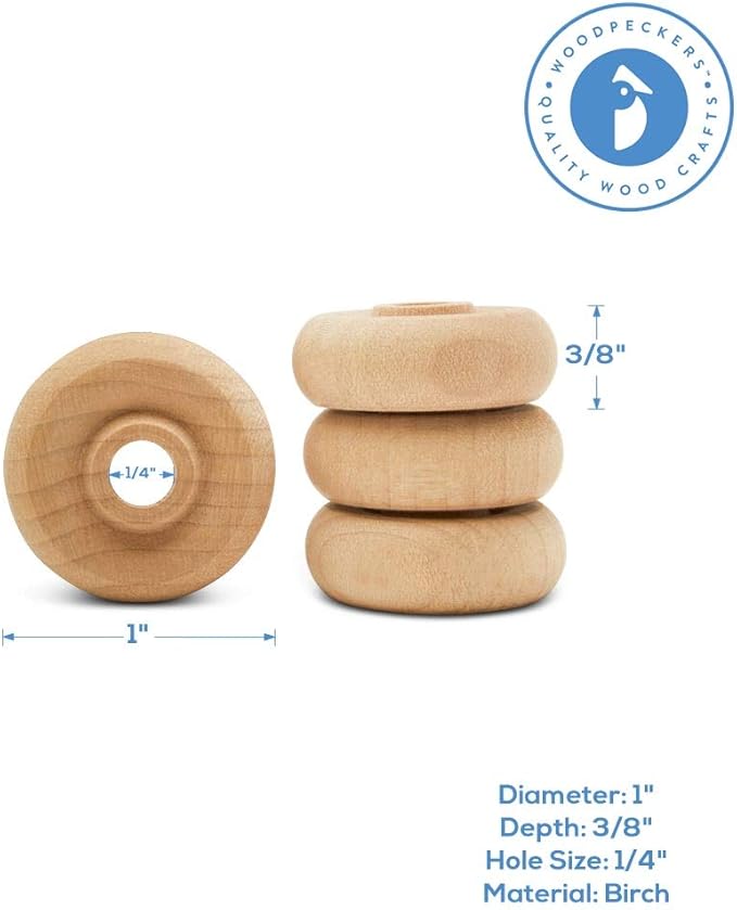 1 Classic Wheel, 3/8 Thickness Pack of 100