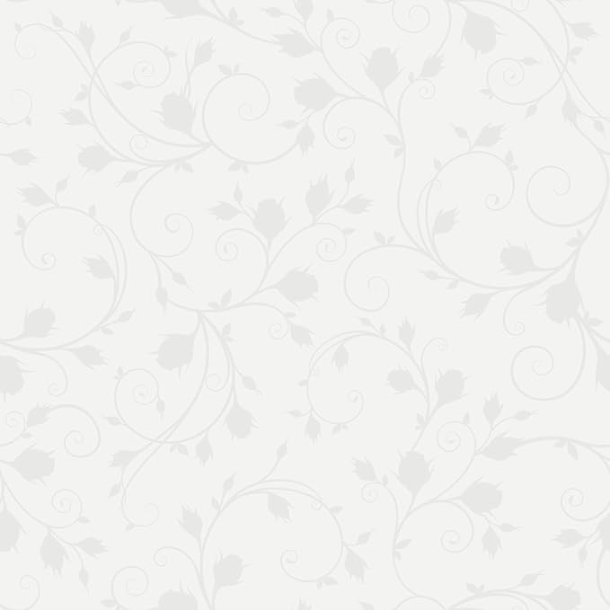 WESTICK Neutral Floral Peel and Stick Wallpaper Vintage Removable Leaf Wallpaper for Bedroom Bathroom Accent Walls Waterproof Cream Grey Floral Contact Paper for Cabinets and Drawers 17.5" x 100"