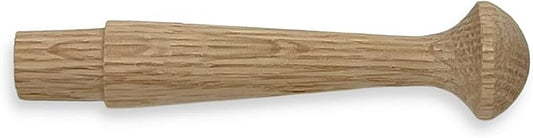 Oak 3.5-Inch Wood Premium Shaker Pegs with 5/8-Inch Tenon (10-Pack) - Balsam Point Workshop