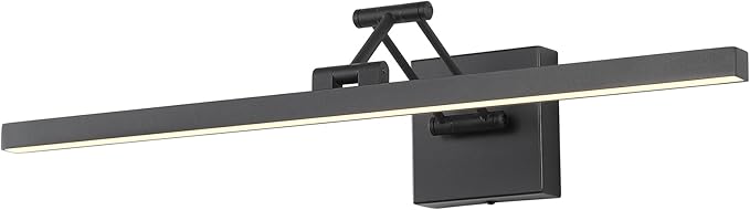 Black Picture Lights for Paintings Dimmable Gallery Light Hardwired LED Wall Art Lighting Display Artwork Lamps 23.6 Inch 14W 3000K Warm White