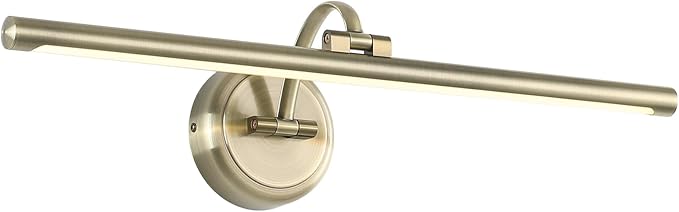 Hardwired Picture Light,24 Inch Dimmable Art Light for Paintings,14W,3000K Warm White,Antique Bronze Rotatable Picture Frame Lights for Wall Art,Gallery,Portrait,Dartboard,Mirror