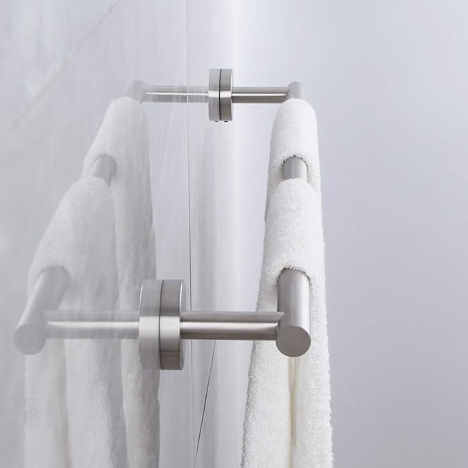24-Inch Brushed Finish Bath Hand Towel Bar SUS 304 Stainless Steel Towel Rack Holder for Bathroom Wall Mount…
