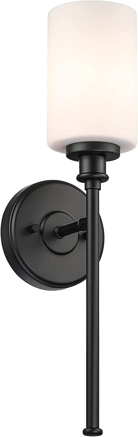 XiNBEi Lighting Black Wall Sconce Bathroom Vanity Sconces Wall Lighting Indoor for Hallway Kitchen & Living Room