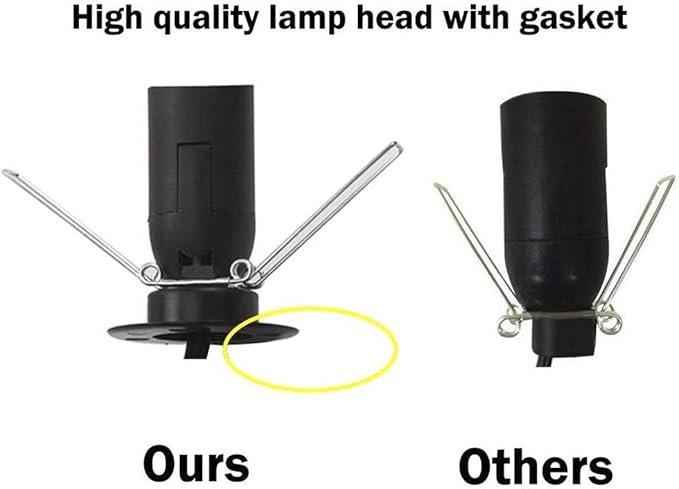 2 Pack Salt Lamp Cord Replacement with 2 Pack Wooden Tray and 8 Pack 15 Watts E12 Halogen Salt Lamp Bulbs