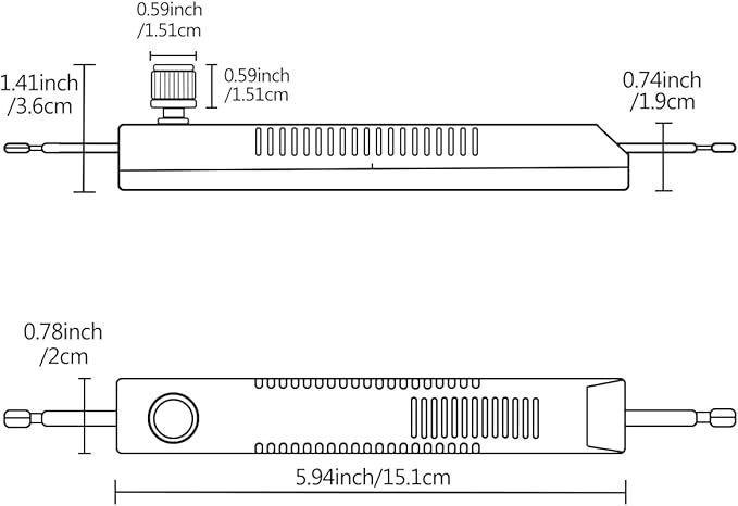 Floor Lamp LED Dimmer Switch Kit Zing Ear ZE-02A 500W Max LED Dimmer Switch with 4 Knobs for Incandescent and Halogen Lamps