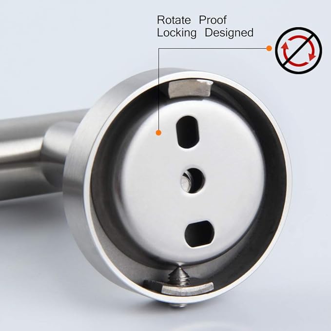 24-Inch Brushed Finish Bath Hand Towel Bar SUS 304 Stainless Steel Towel Rack Holder for Bathroom Wall Mount…