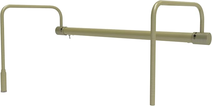 Cocoweb 16 Inch Tru-Slim Antique Brass Picture Light - LED, 2700K, Adjustable Arm, Plug-in, Toggle Switch, Sleek and Compact Design