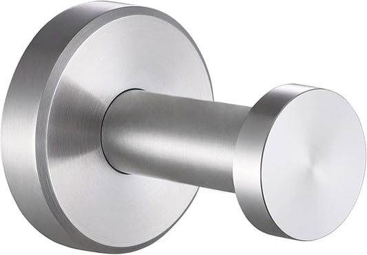APLusee Brushed Nickel Towel Hook, 304 Stainless Steel Robe Hook for Bathroom, Heavy Duty Hand Towel Hanger Wall Mounted