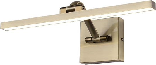 LED Modern Dimmable Picture Lights for Wall 15.75 Inch Hard-Wired Picture Frame Lights for Paintings Gallery Light with Adjustable Swing Arm Display Lights for Artwork, 7W, Warm White Antique Bronze