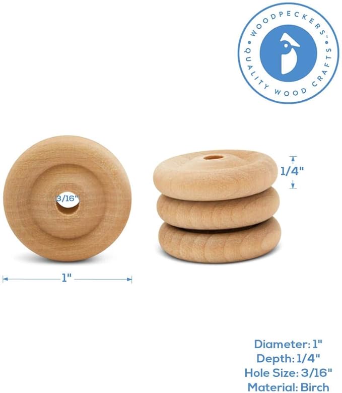 1 Classic Wheel, 1/4 Thickness Pack of 100