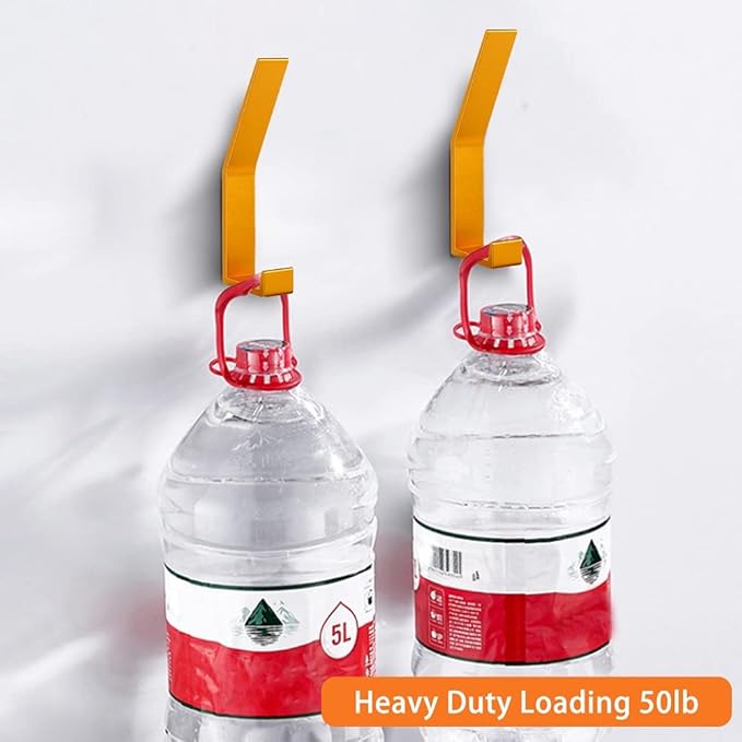 Coat Rack Hooks Wall Mounted, Gold 4Packs, Bath Towel Rope Hooks for Kitchen, Door, Cabinet, Bathroom, Foyers, Hallways, and Bedrooms