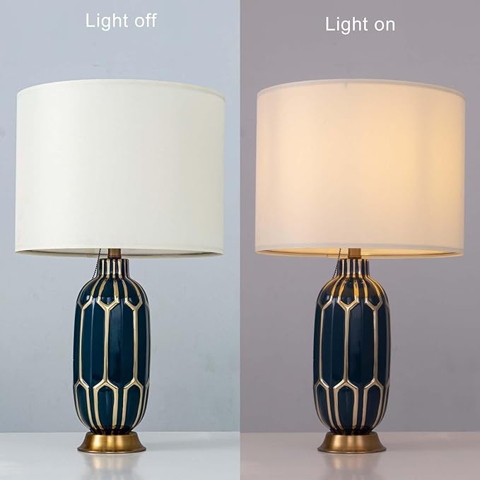 Wellmet 18"x18"x12" Assembly Required Lampshades for Table Lamp,Bedside Lamp,Floor Lamp,Fabric Drum Lamp Shades Classic Modern Style,Spider Fitter,Cream White