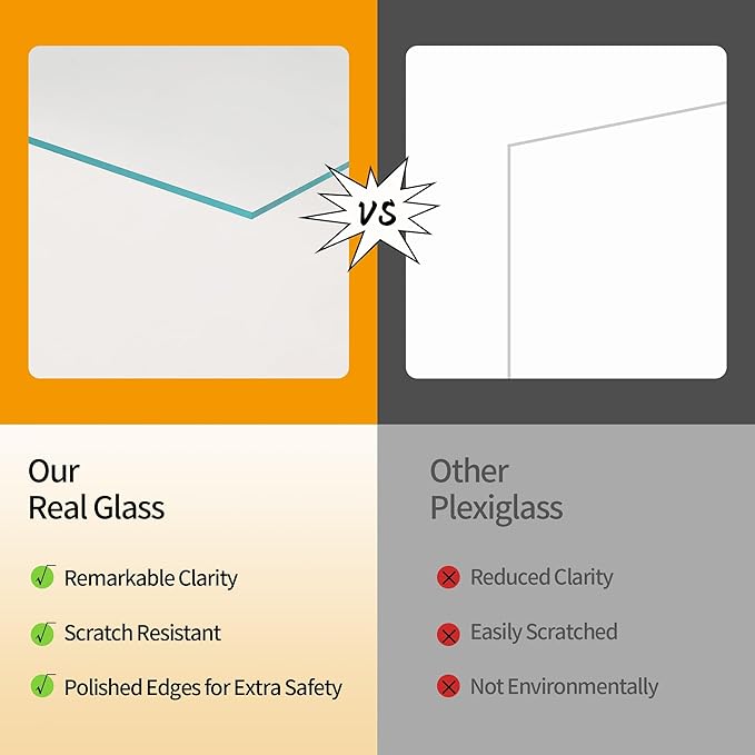 Collage Picture Frames Set of 10, Wall Decor for Mounting or Tabletop Display, Family Photo Gallery Frame Set - Multi Sizes Including Two 8x10, Four 5x7, Four 4x6, HD Glass, Rustic Wood