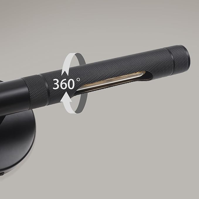 Knurled Black Picture Light for Wall,19 Inch Hardwired Wall Lights for Pictures,Rotatable 360° Modern Gallery Light for Living Room Bathroom Study Room E12 Bulbs Included (BLACK-19inch)