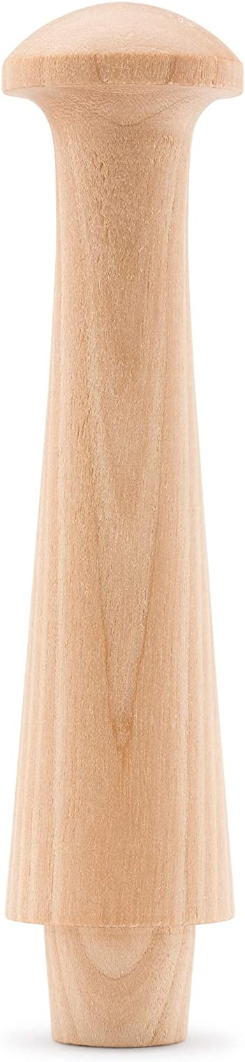 Woodpeckers Wooden Shaker Pegs 3-1/2-inch w/ 1/2-inch Tenon, Pack of 10 DIY Wooden Wall Hooks, Wood Hooks for Hanging Shaker Peg Rail and Coat/Hat/Towel Hook