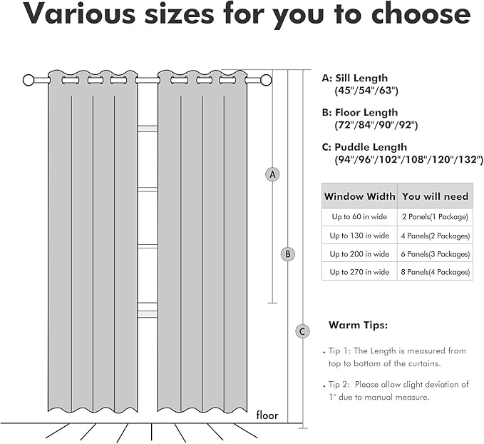 MIULEE 100% Blackout Linen Curtains for Bedroom Thermal Insulated Birch Grommet Room Darkening Curtains & Drapes for Living Room Nursery 52 x 84 Inch (2 Panels)