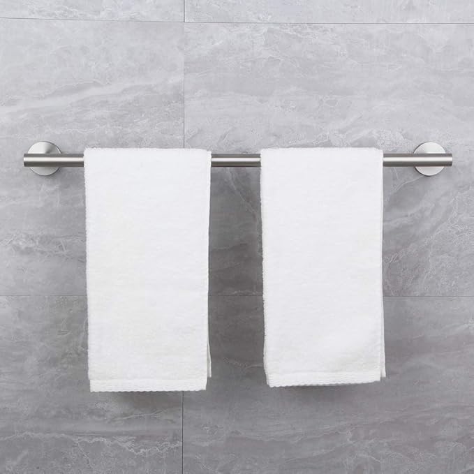 24-Inch Brushed Finish Bath Hand Towel Bar SUS 304 Stainless Steel Towel Rack Holder for Bathroom Wall Mount…