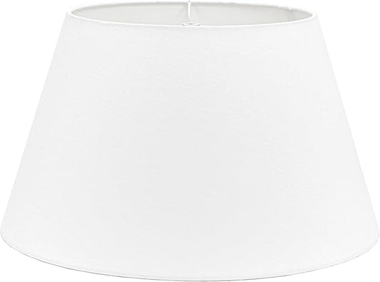 Large Empire Lamp Shade 11.5"Top x 17.9" Botton x 10.5"Height Round Lampshade Linen Lampshade Drum Lamp Shades Barrel Lamp Shades for Table Lamp(1, Round-11.5"Top x 17.9"Botton x 10.5"Height)