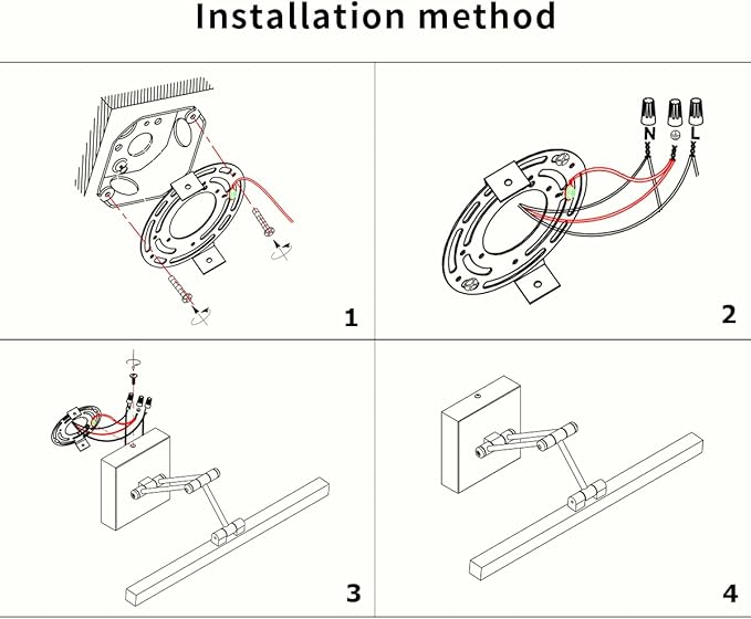 Black Picture Lights for Paintings Dimmable Gallery Light Hardwired LED Wall Art Lighting Display Artwork Lamps 23.6 Inch 14W 3000K Warm White