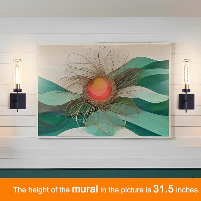 Battery Operated Wall Sconce, Black and Gold Battery Wall Sconce, Modern usb rechargeable Wall Light set of 2, Wireless Dimmable Wall Light Fixture with Remote Control, Wall Lamp with LED Bulbs(DC 5V)