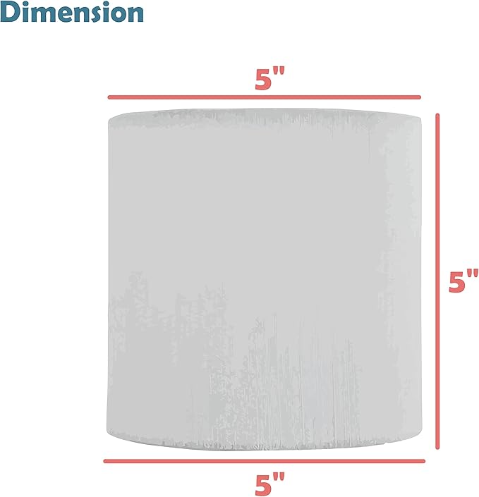 Aspen Creative 31194B, Drum Clip-On Chandelier Lamp Shade, Beige and Brown, 5" Top x 5" Bottom x 5" Slant Height, Set of 1