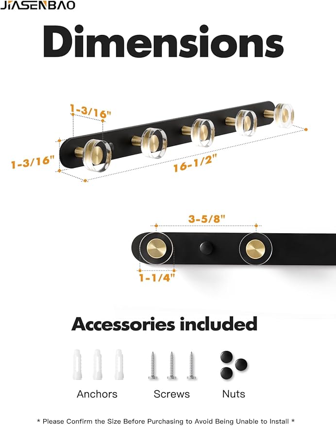 1 Pack Crystal Coat Rack Wall Mounted Black Towel Hooks for Bathrooms Wall Hooks for Hanging Robe Coat Hooks Kitchen Decorative Heavy Duty Zinc Alloy