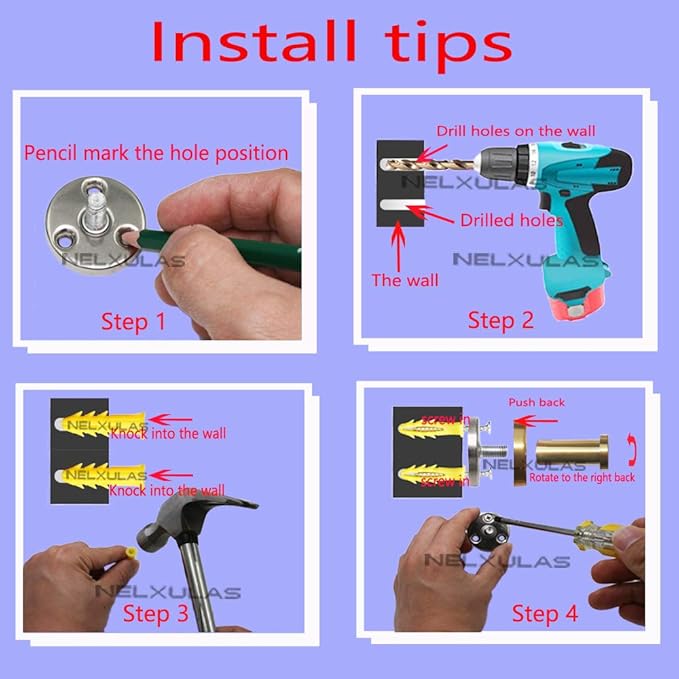 Golden Brushed Stainless Steel Single Heavy Duty Wall Mount Hook, Bath Towel Hooks, Robe Hooks, Coat Hanger, 4 PCS (4 inch)