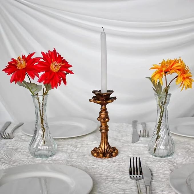 Glass Bud Vases in Bulk Set of 16, Small Glass Vases for Flowers， Mini Clear Bud Vases for Centerpieces Vintage Vases for Wedding Home Table Decorations