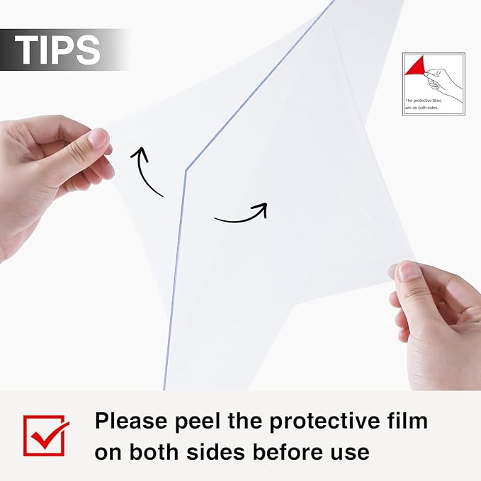 Vittanly 11x14 Picture Frames Set of 9, Shatter Resistant Plexiglass, Display 8x10 Pictures with Mat or 11x14 without Mat, Photo Frames for Wall or Tabletop, Engineered Wood, White