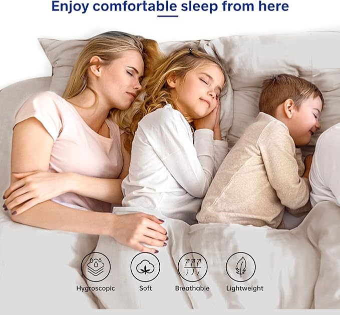 Simple&Opulence 100% Linen Pillowcase with Hand Drawing Hemstitch Pillow Cover King Size Set of 2 Soft and Durable (Linen, 20''x40'')