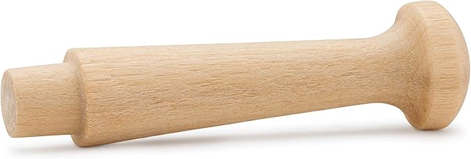 Woodpeckers Mini Wooden Shaker Pegs 1-3/4-inch w/ 3/16-inch Tenon, Pack of 50 DIY Wooden Wall Hooks, Wood Hooks for Hanging Jewelry