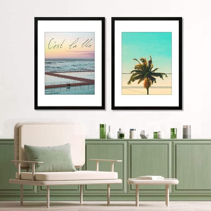 VNVNK 18x24 Frame Black Picture Frame-1 PCS, Perfect for 18x24 Inch Picture without Mat or 16x20 Inch Picture with Mat, Home Wall Decor Picture Frame