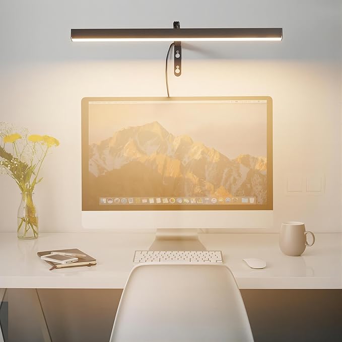 Black LED Picture Lights for Paintings Plug in,15.75 Inch Adjustable Art Light Plug in for Display Art Work, 3 Color Lighting, Plug in Picture Light with Remote for Frame Dartboard,Black